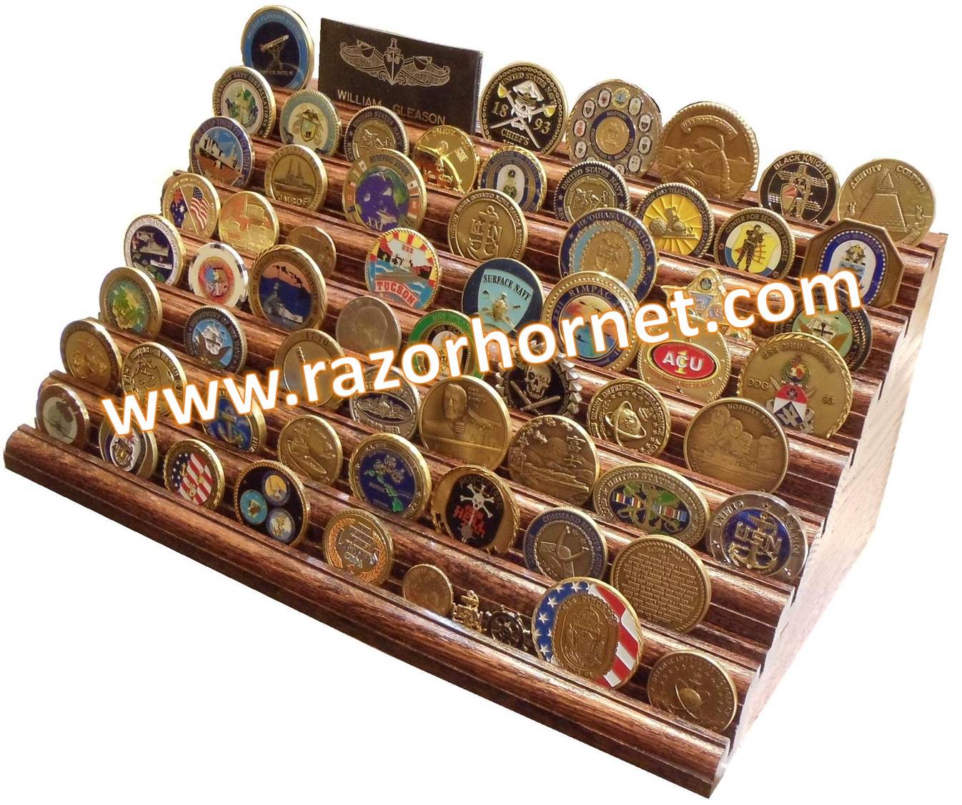 8 tier coin rack